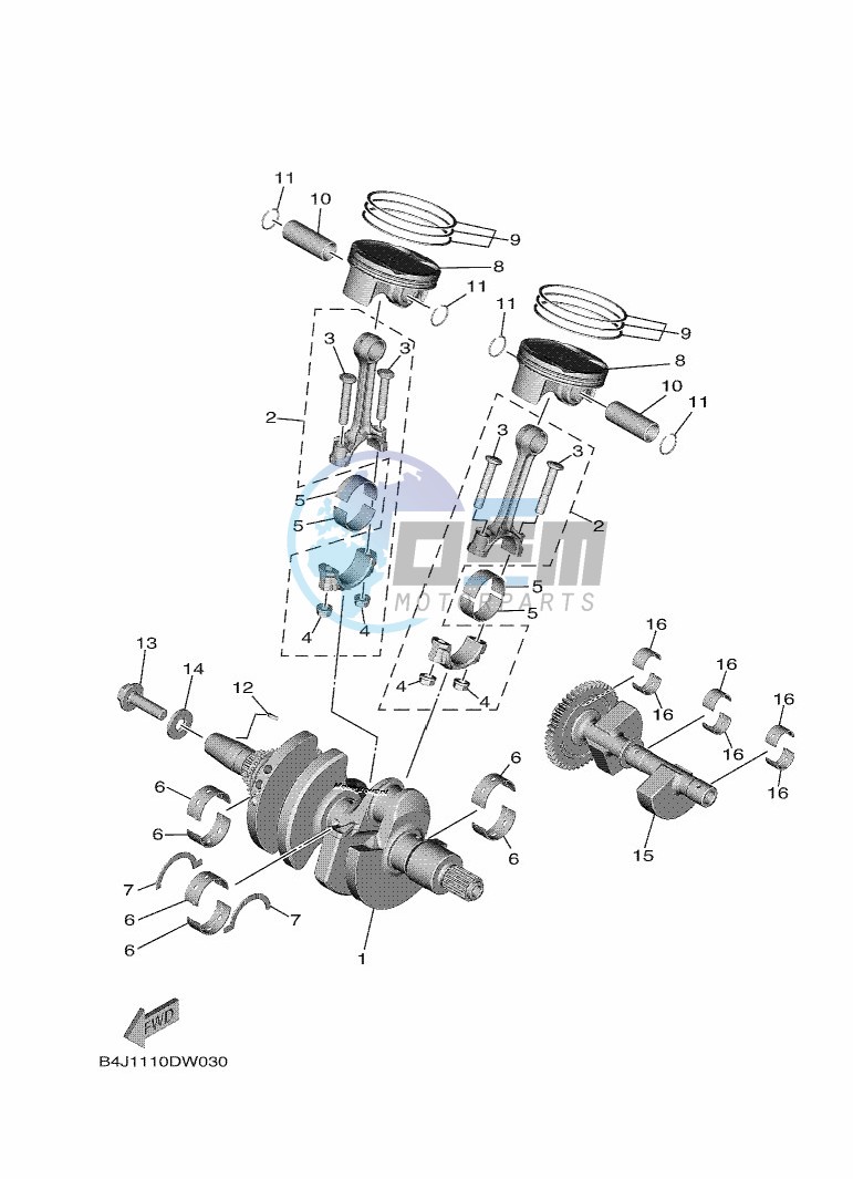 CRANKSHAFT & PISTON