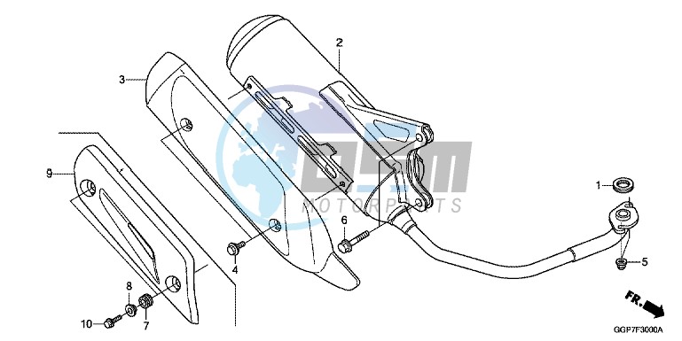 EXHAUST MUFFLER