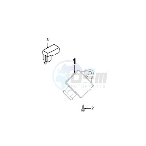 LUDIX 14 RLA ELEGANCE drawing ELECTRONIC PART WITH CDI