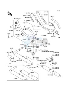 VN1700_VOYAGER_ABS VN1700B9F GB XX (EU ME A(FRICA) drawing Muffler(s)