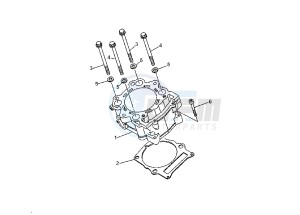 XT X 660 drawing CYLINDER