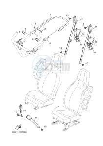 YXZ1000E YXZ10YMXH YXZ1000R EPS (2HCC) drawing SEAT 2