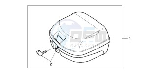 SFX50S drawing TOP BOX 26L