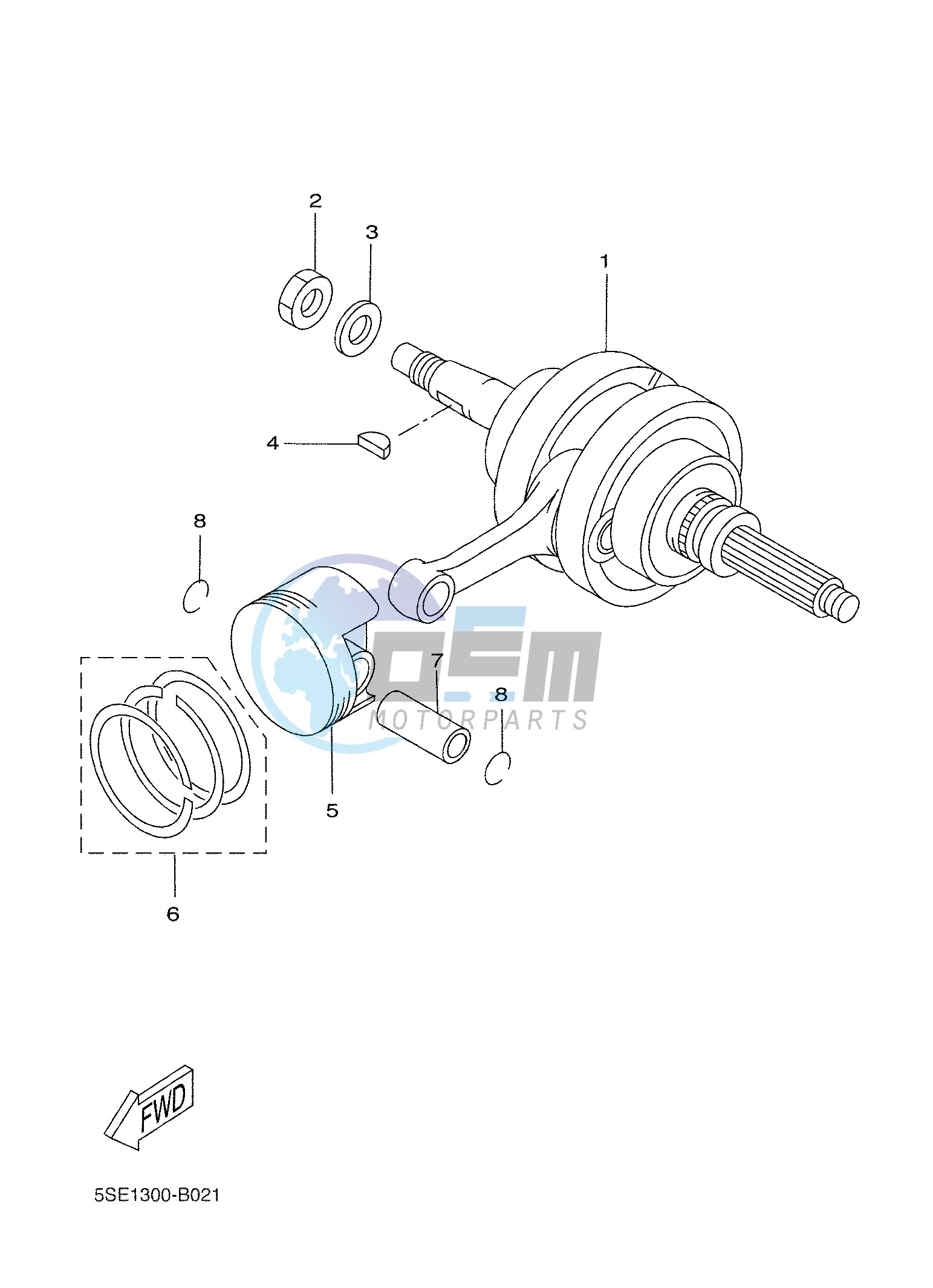 CRANKSHAFT & PISTON