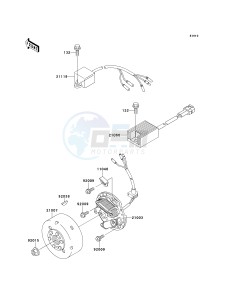 KDX 220 A [KDX220R] (A4-A8) [KDX220R] drawing GENERATOR