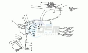 SP 750 drawing Rear master cylinder