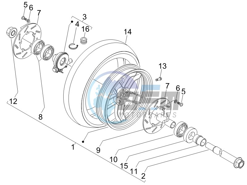 Front wheel