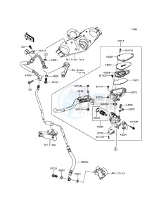 1400GTR ABS ZG1400EFF FR GB XX (EU ME A(FRICA) drawing Clutch Master Cylinder