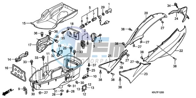 BODY COVER/LUGGAGE BOX