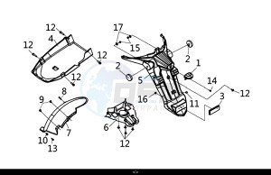 HD 300I ABS (LS30W1-EU) (L9-M0) drawing RR. FENDER ASSY