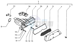 NRG 50 MC3 DD drawing Air Cleaner