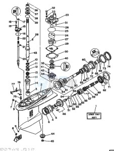 L200A drawing LOWER-CASING-x-DRIVE-1