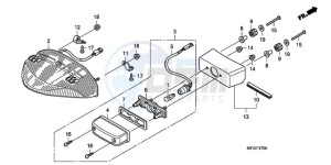 CB600FA Europe Direct - (ED) drawing TAILLIGHT