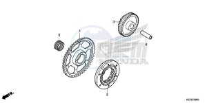 CRF250ME CRF250M UK - (E) drawing STARTING CLUTCH