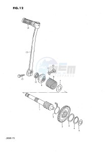 JR50 (P3) drawing KICK STARTER