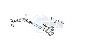 GPR R - GPR REPLICA - 50 CC EU2 drawing GEAR CHANGE MECHANISM