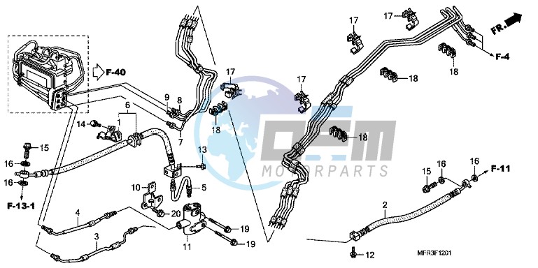 BRAKE LINE (VT1300CXA)