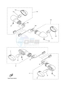 MT07A MT-07 ABS 700 (1XB6 1XB8) drawing FLASHER LIGHT