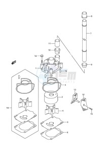 DF 250 drawing Water Pump