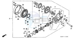 NT700VA UK - (E / MKH) drawing FINAL DRIVEN GEAR