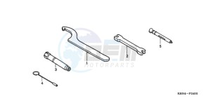 CRF250X9 Europe Direct - (ED / CMF) drawing TOOLS