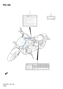 VZR1800 (E2) INTRUDER drawing LABEL (VZR1800L1 E51)