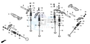 VT750CA drawing CAMSHAFT