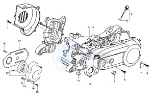 Zip 50 SP drawing Clutch cover