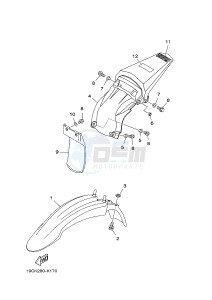 TT-R125 TT-R125LW (19CR) drawing FENDER