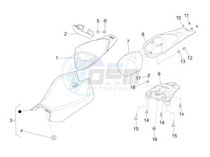 RS 125 REPLICA 4T E4 ABS (EMEA) drawing Saddle