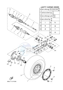 YXE700ES YXE70WPSH WOLVERINE R-SPEC EPS SE (BN56) drawing REAR WHEEL