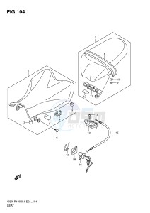 GSX-R1000 (E21) drawing SEAT