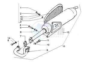 Zip 50 RST drawing Exhaust Catalytic