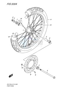 DR-Z125L EU drawing FRONT WHEEL