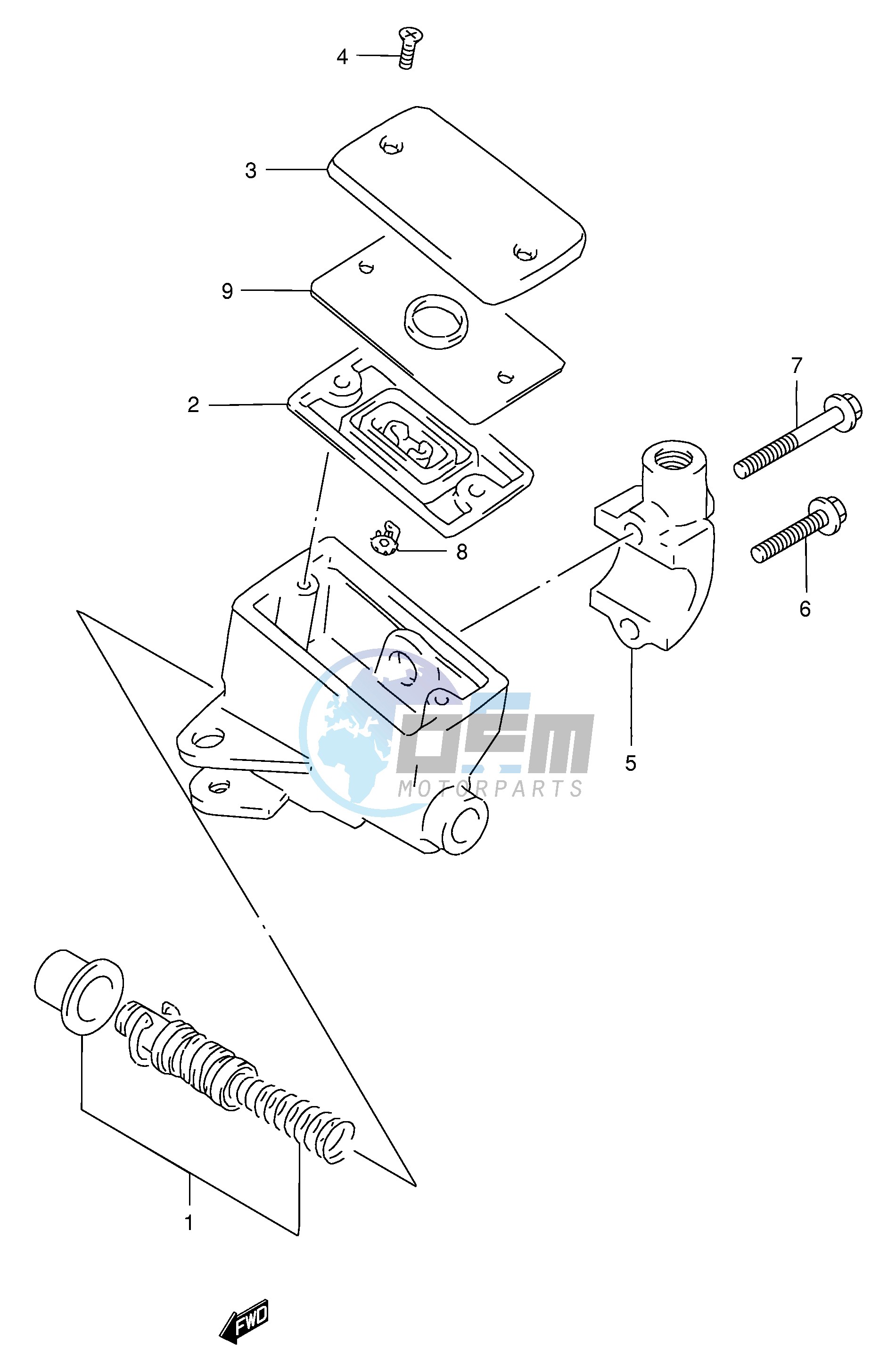 FRONT MASTER CYLINDER