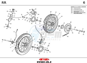 RR-50-GREEN drawing WHEEL - BRAKES