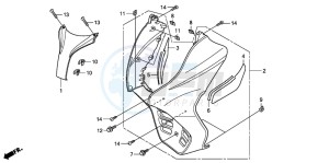 FES125A S-WING drawing FRONT COVER (FES1257/A7)(FES1507/A7)