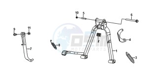 WOLF SB125Ni (PU12EA-EU) (L8-M0) drawing MAIN STAND /SIDE STAND