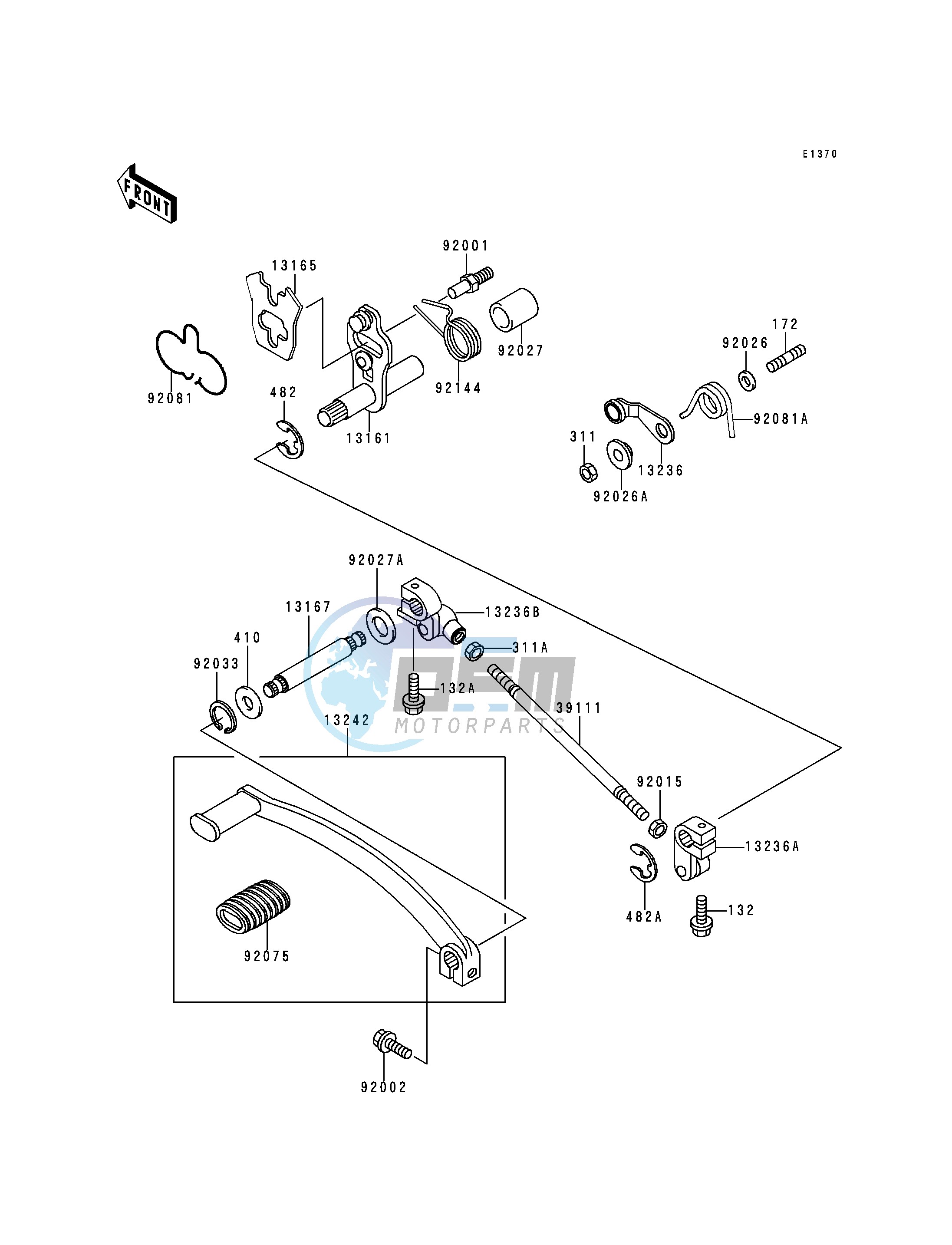 GEAR CHANGE MECHANISM