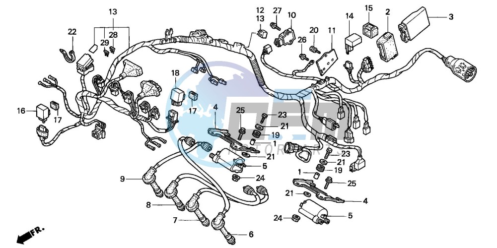 WIRE HARNESS (CBR600FS/3S/T/3T/SET)