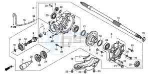 TRX500FPE drawing FINAL DRIVEN GEAR