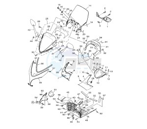 XP T-MAX ABS 500 drawing FRONT BODY