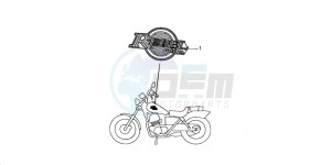 CMX250C REBEL drawing MARK(CMX250C1/2/3)