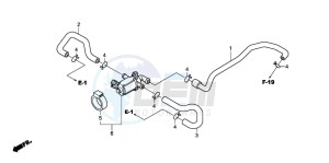 CBF1000A drawing AIR INJECTION CONTROL VALVE