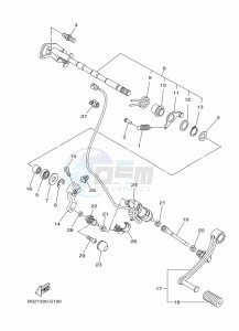 MT-09 MTN850-A (BS2M) drawing SHIFT SHAFT