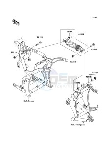 VN2000 CLASSIC VN2000H9F GB XX (EU ME A(FRICA) drawing Suspension/Shock Absorber