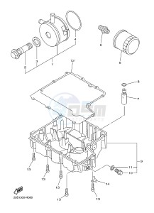 XJ6SA 600 DIVERSION (S-TYPE, ABS) (36D8 36DA) drawing OIL CLEANER