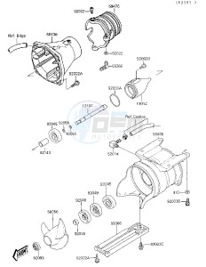 JS 650 A [650 SX] (A3-A4) [650 SX] drawing JET PUMP