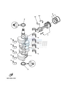 F100BETL drawing CRANKSHAFT--PISTON