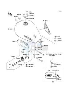 W650 EJ650C6F GB XX (EU ME A(FRICA) drawing Fuel Tank